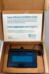 Topaz T-LBK460SE-H190-R LBK460, HSB Pad, SigLite 1x5 Signature Capture Pad, NEW - Picture 1 of 5