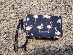 Vera Bradley Flamingo Fiesta RFID 3-In-1 Crossbody Purse Wristlet Clutch - Picture 1 of 3