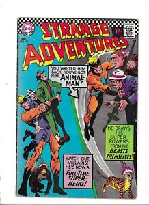 Strange Adventures # 195  Very Good/Fine [1966] Animal Man + 2 Issues