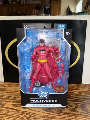 Cómics de detectives MCFARLANE TOYS DC MULTIVERSE BATMAN (traje rosa) #241 platino Foto 1 de 4