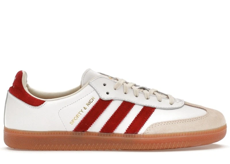 adidas Sporty & Rich x Samba OG White Core Burgundy for Sale