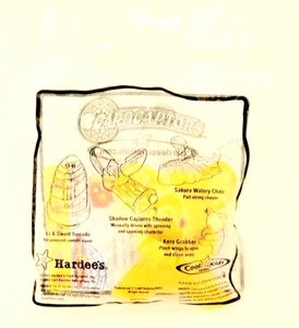 KERO GRABBER con Card di Hardee’s CARDCAPTORS Vintage 2002 - NUOVO in confezione sigillata - Foto 1 di 3