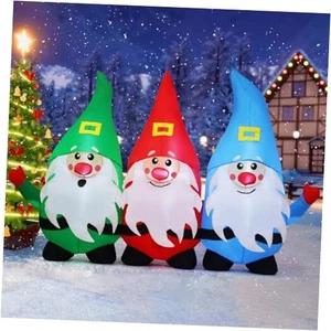  7,5 Fuß Weihnachten Aufblasbare Wichtel Outdoor Dekoration Aufblasbar Hof Drei  - Bild 1 von 7