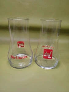 COPPIA BICCHIERI VINTAGE ANNI 70 7UP THE UNCOLA CAPOVOLTI - COME NUOVI - Foto 1 di 5