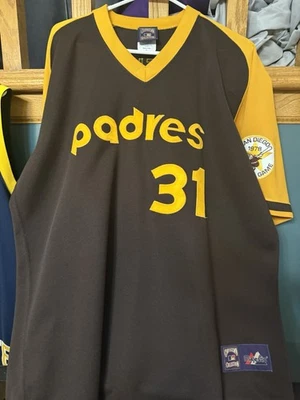 Dave Winfield San Diego Padres Jersey Xl 1978 All Star Game Patch - Image 1 of 4