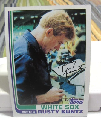 1982 Baseball Topps #237 Rusty Kuntz Chicago White Sox FREE Shipping AS PICTURED - Image 1 of 4
