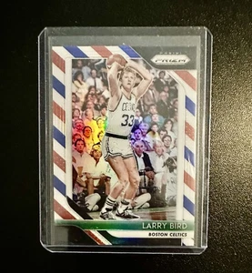 2018-19 Prizm Larry Bird #85 RED WHITE BLUE Prizm-Celtics - Picture 1 of 2