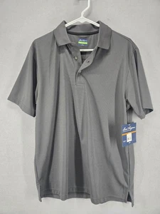 Ben Hogan Men's Performance Polo, Asphalt (Gray), Striped, Medium, NWT - Picture 1 of 8