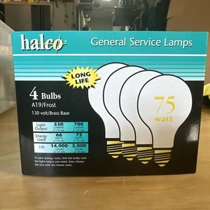 Halco 75 watt Long Life Light bulbs - Picture 1 of 5