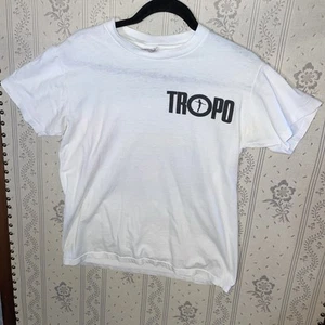 Vintage Tropo Surfing Is Carving Surfer Graphic Backdoor T Shirt Sz M - Picture 1 of 6