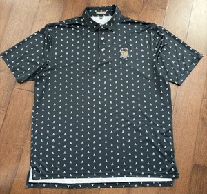 Peter Millar Sommer Komfort Golf Polo XL US Open Oakmont 2016 schwarz Totenkopf Knochen - Bild 1 von 13