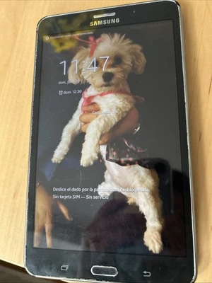 Samsung Galaxy Tab 4 8 GB Wi-Fi 2g SM-T231 7 pulgadas negro desbloqueado Foto 1 de 4