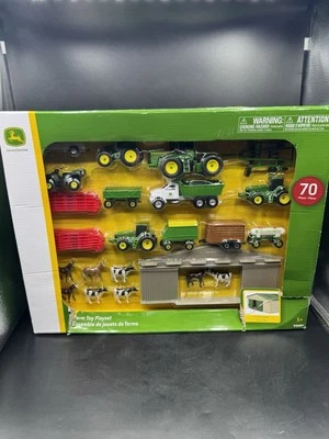 Farm Toy John Deere Value Set 70pc Damaged Box - Image 1 of 4