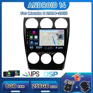 8GB+256GB For Mazda 6 2004-2015 Android 14 Car Radio Stereo GPS Navi CarPlay DSP - Bild 1 von 19