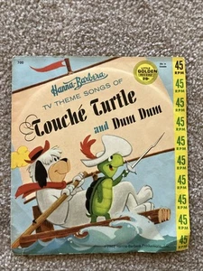 1962 Touché Turtle And Dum Dum Little Golden Record Hanna Barbera 45 RPM - Picture 1 of 4