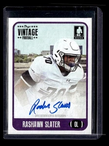 2021 Onyx Vintage #FARS Rashawn Slater Blue Signature Auto Rookie NG02 - Bild 1 von 2
