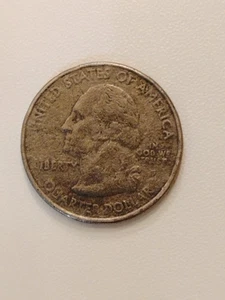 2006 D  North Dakota State Quarter Strike Through Error on Reverse  - Picture 1 of 3