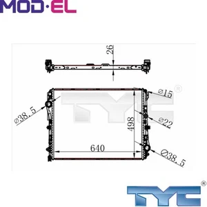 RADIATOR ENGINE COOLING 721-0022 FOR MERCEDES-BENZ S-CLASS/Convertible SL GLC - Picture 1 of 6