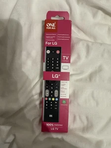 One For All LG TV Remote Control Brand New - Picture 1 of 5