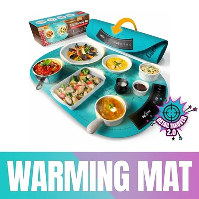 Alfombra de calentamiento para alimentos, superficie completa calentamiento rápido alfombras de calentamiento de alimentos para encimera Foto 1 de 4