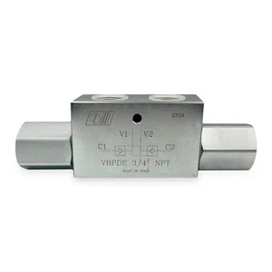Double Pilot Operated Check Valve, 3/4″ NPT, 26 GPM 4300 PSI - Picture 1 of 3