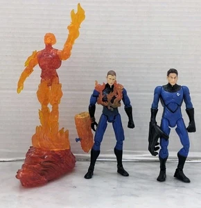 Marvel Fantastic Four Mr. Fantastic & Human Torch 6" Action Figures Hasbro - Picture 1 of 8