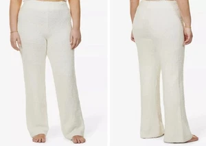 Skims Size 2X/3X Cozy Knit Boucle Fuzzy Lounge Pants In Bone - Picture 1 of 10