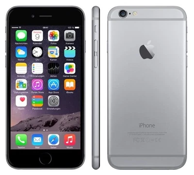 Apple iPhone 6 Space Grau 16GB LTE 11,93 cm (4,7 Zoll) iOS Smartphone A1586 - Bild 1 von 4