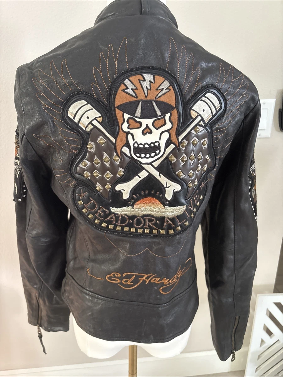 Ed Harday　レザージャケット 楽天市場】ED HARDY / エドハーディーレザーRIDERS LEATHER