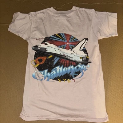 Camiseta Shuttle Challenger Vintage Años 80 NASA JUVENIL GRANDE Foto 1 de 4