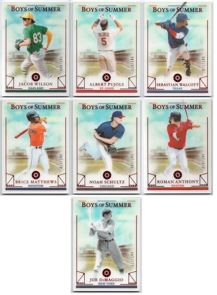 2024 Panini Boys of Summer Red /149 - Pick Any - Image 1 of 1