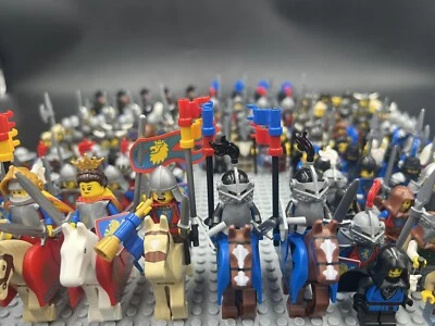 Lego Castle Army Lot Black Falcons Lion Knights Vikings Imperial Soldiers Pirate - Image 1 of 4