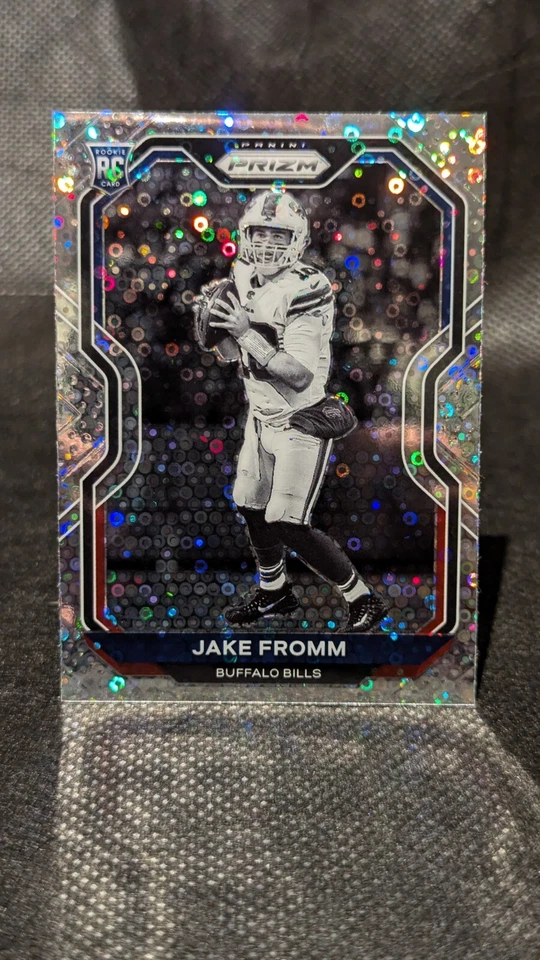 2020 Panini Prizm No Huddle Variation Disco Prizm #310 Jake Fromm RC Bills - Image 1 of 2