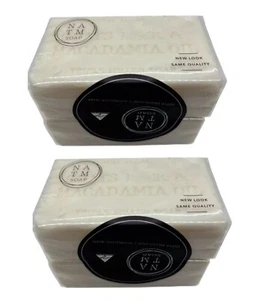 2x NATM Set Von 2 Ziegen Milch & Macadamia-öl Triple Gefräst Seife - Bild 1 von 4
