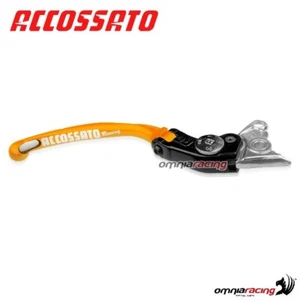 Long brake lever RST bent orange for Ducati Supersport 900 1998-2002 - Picture 1 of 7