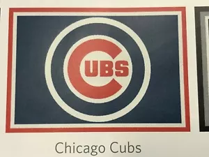 Chicago Cubs Officially Licensed MLB Numbered Sports Area Rugs - Picture 1 of 3