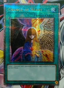 YuGiOh Change of Heart RA01-EN050 Quarter Century Secret Rare 1st Ed Near Mint - Picture 1 of 3