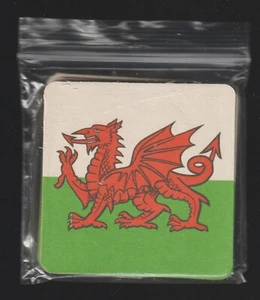 WALES 'Red Welsh Dragon' Pack of 6 Beer Mats / Coasters FREE POST UK - Picture 1 of 2