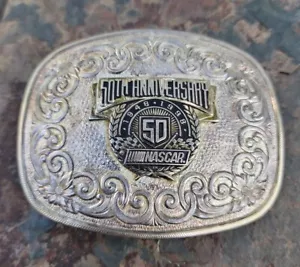 NASCAR 50th Anniversary 1948-1998 Gürtelschnalle Montana Silberschmiede - Bild 1 von 4