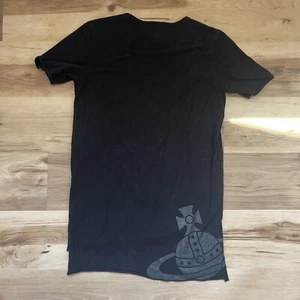 Vivienne Westwood Tail T-shirt Black Women Size Medium Cotton Front Pocket 0039 - Picture 1 of 11