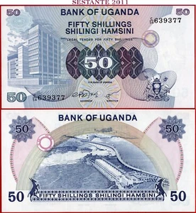 UGANDA 50 CHELINES nd 1979 P 13a UNC envío gratuito desde 100$ - Imagen 1 de 3