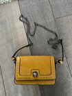 TOPSHOP Mustard Faux Leather Small Shoulder Bag