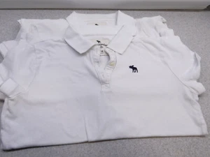 Girl's White Polo Shirt Lot 2 XL 14 School Uniform Top Abercrombie - Picture 1 of 5