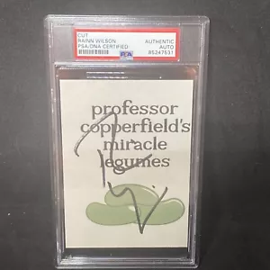 RAINN WILSON SIGNED AUTOGRAPH SLABBED The Office Miracle Legumes Seed Pack PSA - Picture 1 of 5