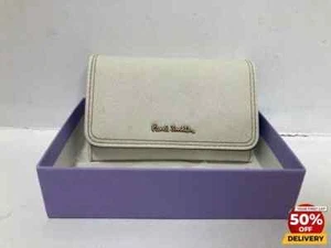 PAUL SMITH WOMENS PURSE - COLOUR: WHITE/BORDO - ORIGINAL RRP: £195 - Picture 1 of 2