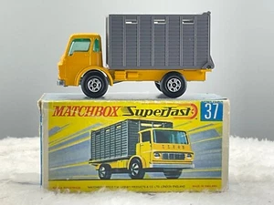 MatchboxSuperfast#37 Cattle Truck,Mint boxed all orig,N.O.S - Picture 1 of 15