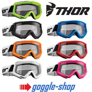 THOR JUGENDBRILLE COMBAT RACER MOTOCROSS MX Moto Kinderfahrrad MTB - klare Gläser - Bild 1 von 8