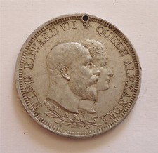 1902 King Edward VII Coronation Medal Aluminium 38mm (a)