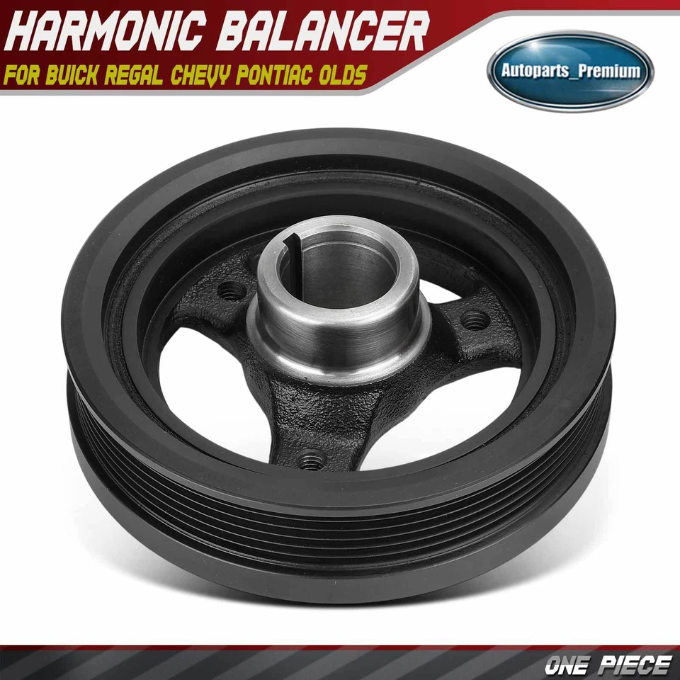 Engine Harmonic Balancer for Buick Regal 88-93 Chevy Pontiac Oldsmobile Cadillac - Image 1 of 4