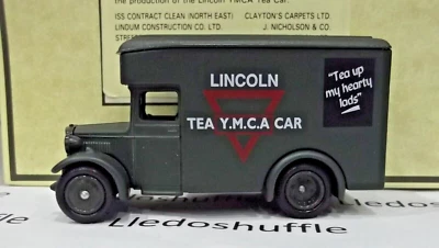 Lledo LP16134, Dennis Parcels Van, Lincoln Y.M.C.A Tea Car, Serving H.M. Forces - Image 1 of 4